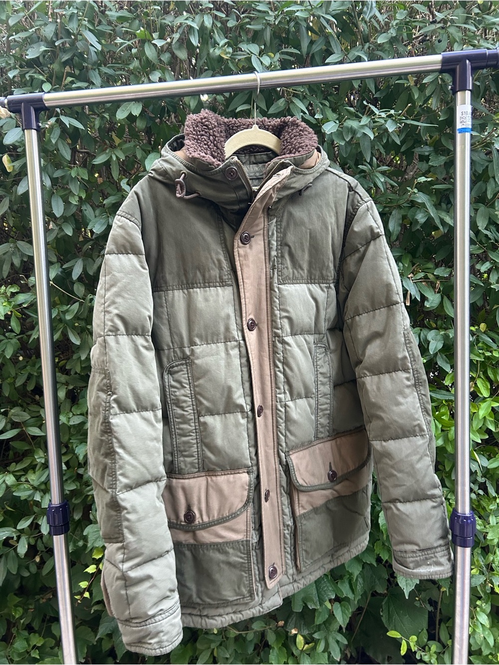Vintage Eddie Bauer "Yukon Model" Patchwork Down Parka Coat – Size Large